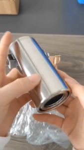 Muffler Ujung Knalpot Mobil Racing 1 Lubang Muffler Cutter Cover Dekorasi Ujung Knalpot Mobil Universal