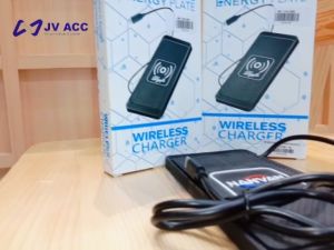 W3 NANVAN DEKSTOP FAST CHARGER WIRELESS PAD SQUARE SLIM DESIGN