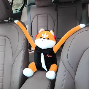 Hộp Đựng Khăn Giấy Gắn Tường Hình Chó Husky Sáng Tạo Hộp Đựng Đồ Trang Trí Nội Thất Xe Hơi Hộp Đựng Khăn Giấy Treo Tường Bộ Sưu Tập Toàn Diện