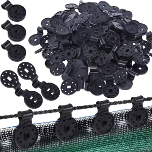 50pcs Heavy Duty Lock Grip Plastic Clips Greenhouse Shade Cloth Fix Clamp Tarp Clips Fence Fabric Clips for Garden Netting