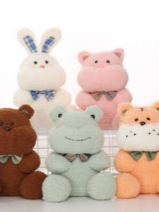 Kawaii Pet Rabbit Plush Toy Cute Animal Ragdoll Gift for Girls Pillow Plush Doll Bunny Stuffed Toy