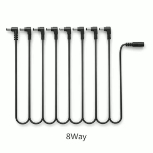 Professional noise cancelling adapter guitar effect pedal power adapter with 6 or 8 daisy chain cables and power cords