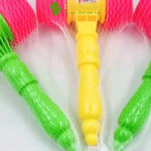 Đồ chơi búa đập kêu chút chít 2 đầu kèm còi vui nhộn cho bé