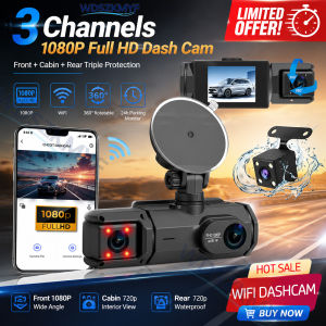 NEW 2/3 Channel WIFI Dash Cam for Car Front Rear Camera 1080P Video Recorder Dashcam Black Box Car DVR OptionalRear View Camera