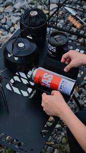 Shinetrip | SHINETRIP Tactical Systems Out Blackened Gas Cylinder Protective Sleeve Camping Storage Sleeve Anti-Collision Gas Tank Sleeve