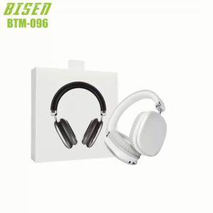 BISEN BTM-096 Bluetooth Wireless Stereo Headphones.Active Noise Reduction. Button Layout Easy to Operate.