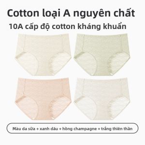 Quần lót nữ MiiOW vải cotton kiểu tam giác kháng khuẩn thoáng khí