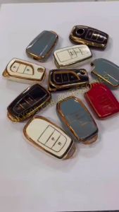 Toyota Car Key Cover Vios Yaris Camry Altis Hilux Fortuner Harrier Chrome TPU Car Key Cover