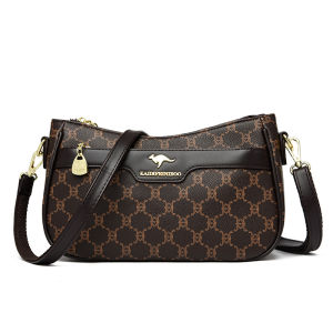 Kangaroo Genuine Leather Womens Bag Crossbody Handbag New 2025 Handheld Single Shoulder Bag Gift for Mom Small Size Cowhide