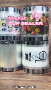 [isi1000] Seal Cup Porang Motif Buah Buahan Strawberry Jeruk