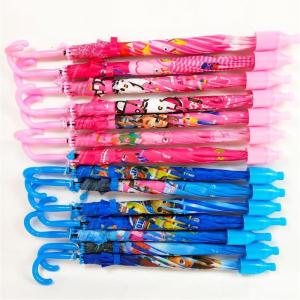 Automatic Long Handle Waterproof Sun-Blocking Umbrella for Children