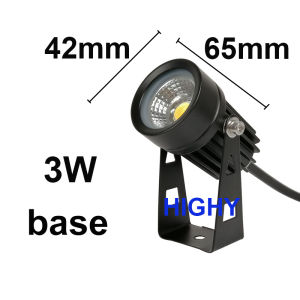 Đèn Led thảm cỏ 1w3w không thấm nước cây chụp ánh sáng ngoài trời Plug-in Đèn chiếu dẫn cây sáng nhỏ Spotlight sân nhà máy đèn cảnh quan sân vườn 220V DC12V