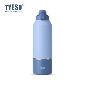 TYESO | Tyeso 2000ML Water Bottle with Handle Leak-Proof Lid for Outdoor Sports Hiking Thermoses Travel Mug Vacuum Flasks Portable