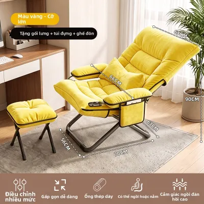 FENGZHAOHUANG | Ghế Sofa Lười Gấp Gọn Có Tựa Lưng Dùng Cho Văn Phòng Gia Đình