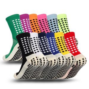 Mens Football Soccer Socks Sports Cycling Grip Socks Anti Slip Non Slip Grip Pads for Football Basketball New
