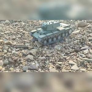 TANKZHANG | Soviet KV2 Metal Chassis RC Tank Model For Heng Long 1/16 Climbing Off-road Tracks