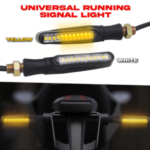 1 Set Genuine Led Turn Signal Lamp for Motorcycle – High Brightness Amber Light Running Light
