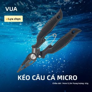 Kìm Câu Cá Đa Năng Vương Quốc Anh 62G Dây Thép Cắt Nút Thắt Kéo Tẩy Móc - Thiết Bị Câu Cá
