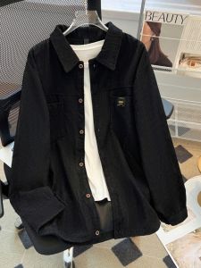 New 2025 Mens Shirt Spring Autumn Casual Pure Color Thin Jacket Top Light Corduroy Loose Fit Polyester Long Sleeve Regular Length