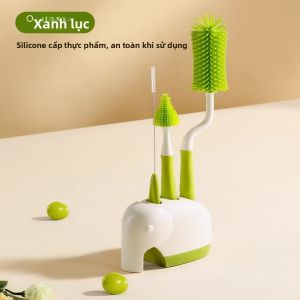 Usbettas | Bộ Đồ Chải Rửa Bình Sữa Cho Bé với Cọ Ty Silicone