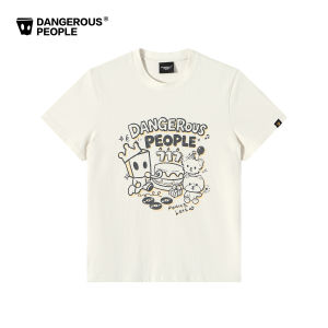 dangerouspeople | Graffiti Print Washed Vintage T-shirt