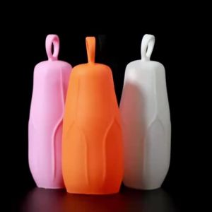 Food-Grade Silicone Hook Travel Bottle Cover Portable Leak-Proof Bottle Protection Cover Toiletries Storage Cover