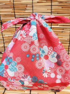 Pure Cotton Handheld Bento Bag Simple Japanese Style Picnic Lunchbox Wrap Eco-Friendly Bag for Home Storage Organization