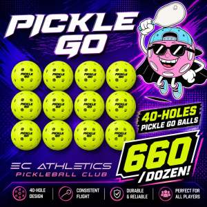 Pickle Go Tournament Balls x 12