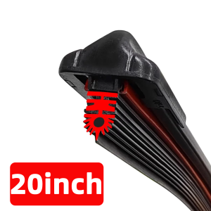 1pc Car Windshield Wiper J/U-Shaped 11 Layer Rubber Strip 13 "14" 15 "16" 17 "18" 19 "20" 21 "22" 24 "26" 28 "Car Parts