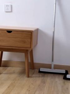 1Pcs Stainless Steel Wiper Scraper Mop for Bathroom Rotatable Floor Squeegee Clean Scraper Wiper Mop