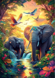 Jigsaw Puzzle for Adults 500/1000/1200/2000Pieces Wildlife Animal Scene DIY Craft Home Wall Decoration Gift Idea