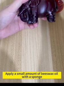 Restores gloss in 1 minute natural beeswax wood polish Lifespan increased by 100 years bee wax for wood Deep protection harmless furniture beeswax wood protection oil Can be used for furniture wood and collectibles保养蜂蜡