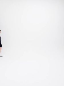 Vintage Contrast Striped Sleeveless Dress Slim Fit