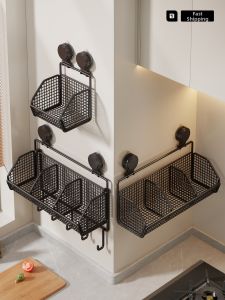 evesigar | Giỏ Đựng Tỏi Gừng Đa Năng Không Cần Khoan Treo Tường