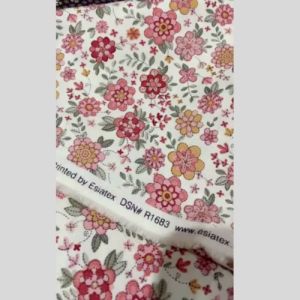 100% Cotton Fabric Traditional Small Flower Soft Color Design Kain Cotton Bercorak Bunga |Sewtizen Fabric & Notion|