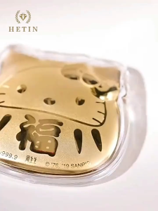 HELLO KITTY Lucky Domo Gold Pieces - 2023 Lunar New Year Gift - 999 Pure Gold - Limited Edition - 20% Off - Dreams Come True - Full Of Blessings