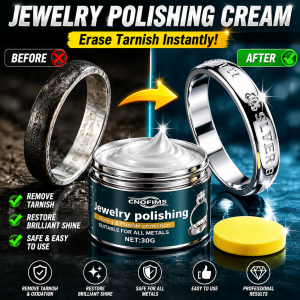 Jewelry Polish Cream Tarnish Remover Oxidation Cleaner for Gold and Silver Rings Bracelets and Jewelry Care