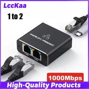 Gigabit Ethernet Switch Rj45 Splitter LAN Gigabit Extension Adapter 1000Mbps Network Connector for Router PC Laptop TV Box