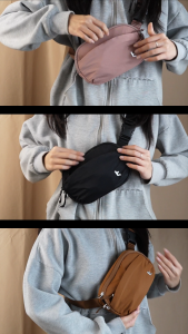 tomtoc T32 1.5L Slingbean Belt Bag / Crossbody Bag / Sling Bag / Waist Bag with RFID Blocking Tank T32 Tt Bag - Lazada