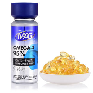 MAG U+ Natural Fish Oil Dog Hair Care Lecithin Deep Sea Fish 100 Capsules