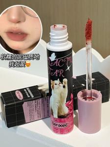 Toot Dodo~ ติดทนนาน นุ่ม Matte Velvet Lip Glaze สีสัน Foggy Glossy ลิปสติก Lip Color ง่ายสีไม่ง่ายที่จะเปลี่ยนสี