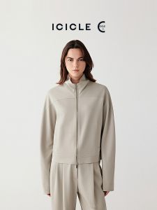 ICICLE | Spring New Cotton Stretch Double-sided Knit Jacket