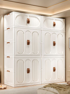 WENKEXIN | Portable Folding Closet Sturdy and Durable Cabinet