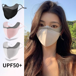 Lụa lạnh mới Mặt nạ chống UV khẩu trang thoáng khí lái xe bảo vệ khỏi ánh mặt trời Mặt nạ chống nắng mùa hè