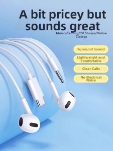 Weilade | Wired In-ear Type-C Headphones Noise Canceling