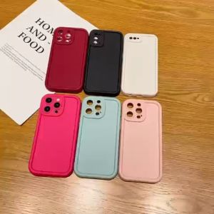 Thời trang mới thẳng cạnh silicone trường hợp điện thoại For Samsung Galaxy S24 Ultra S23 S22 S21 S20  Fe A15 A25 A35 A55 A02 A03 A04 A05 A05s A04e A02s A03s A10s A20s A10 A20 A30 A50 A30s A50s