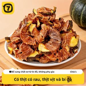 7o | Thịt Khô Gà & Vịt Đào Tạo Với Bí Ngòi và Táo Thức Ăn Cho Chó
