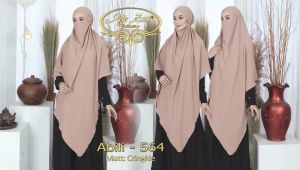 Hijab Syari Frensh Khimar Tali Kode ABILI Bahan Kringkel Premium By Ory AjeZas Collection