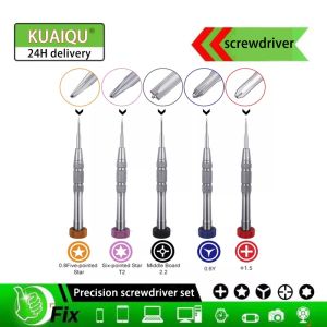 KUAIQU ชุดไขควงแม่นยำโลหะ IPhone ไขควงถอดแยกเครื่องมือซ่อมแซมสำหรับโทรศัพท์มือถือคอมพิวเตอร์ชุดไขควง