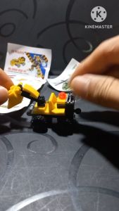 Bộ Gạch Nhựa Xếp Hình Robot Máy Bay Bộ Lắp Ghép  8in1 Kết Hợp Mẫu Quả Trứng Mini 7.5cm Cho Bé 07069